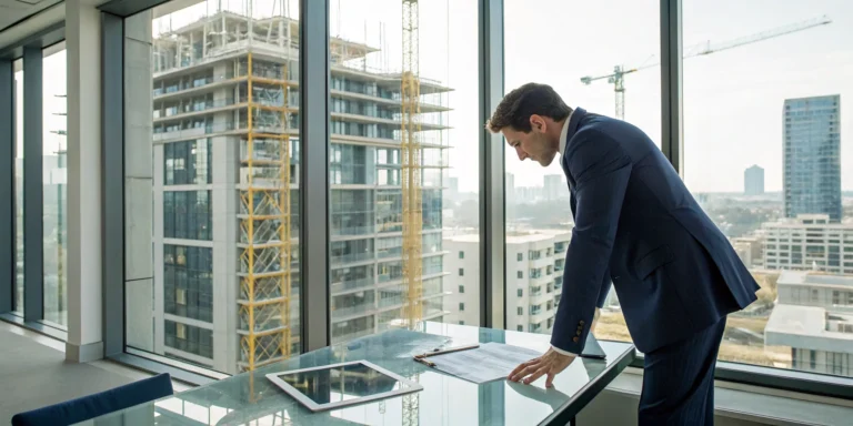 Apartment complex insurance claim lawyer reviewing a denied property damage claim.
