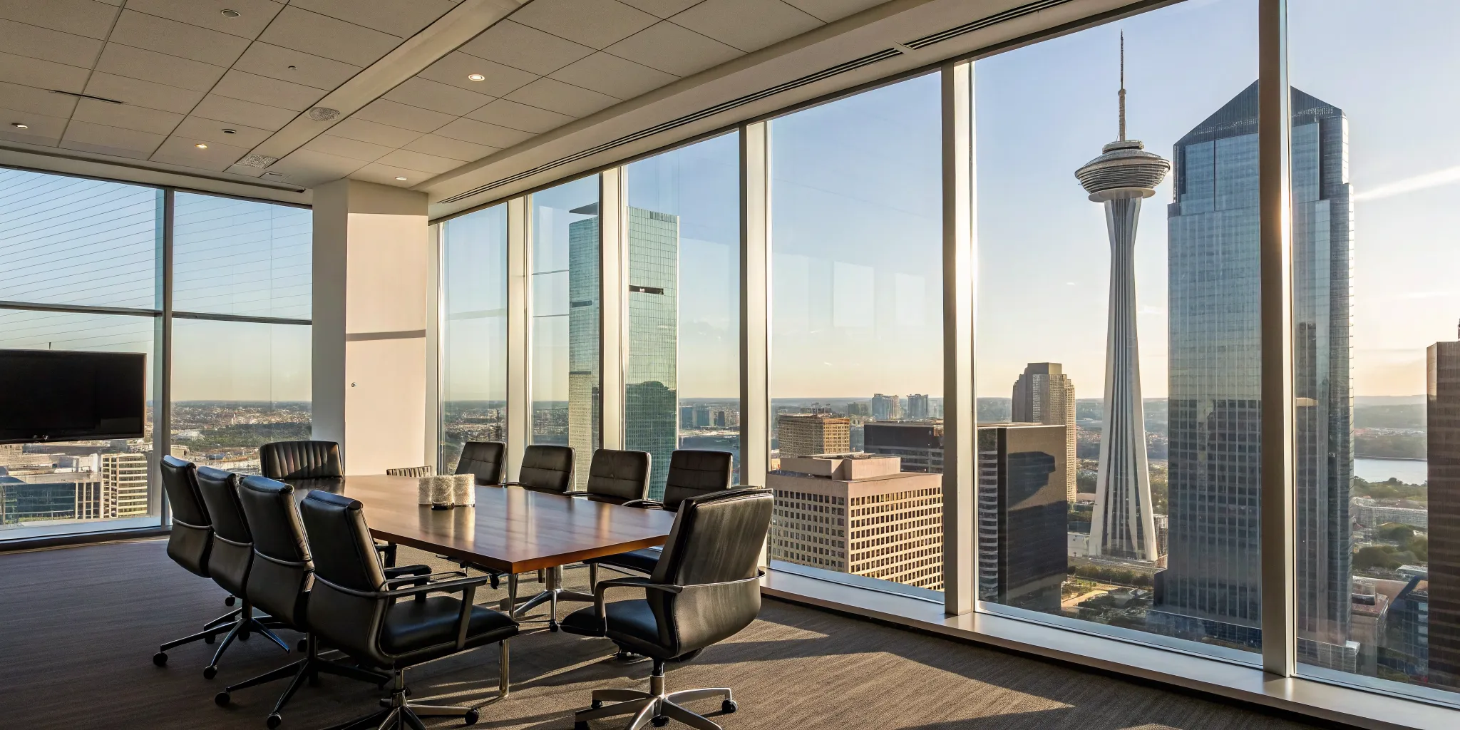 Dallas lawyer's conference room for a client suing their insurance company.