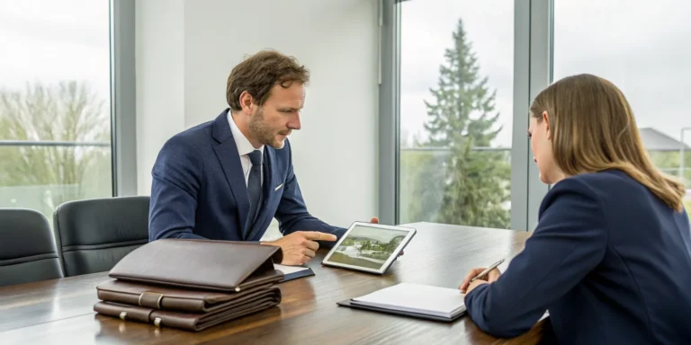 A homeowner hires a lawyer to help them file a complex storm damage insurance claim.