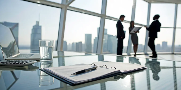 Business owner reviewing documents for an underpaid commercial property claim.