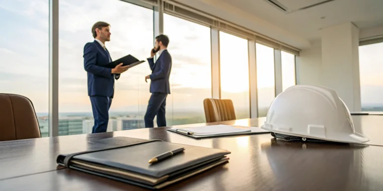 Commercial fire damage attorney reviewing a business insurance claim.