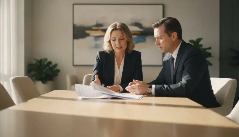 Commercial breach of contract attorney meeting with a Texas business owner